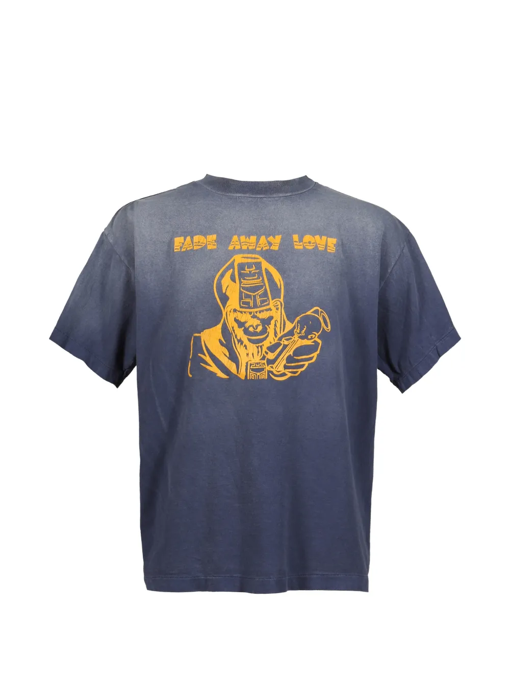 Navy t-shirt, front view