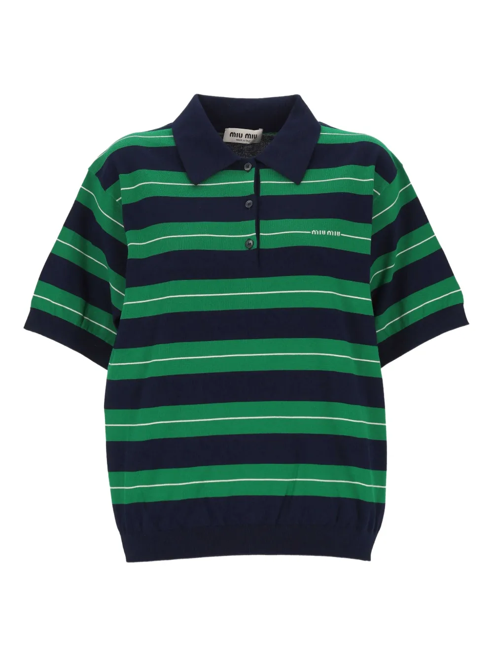 Blue shirt, front view