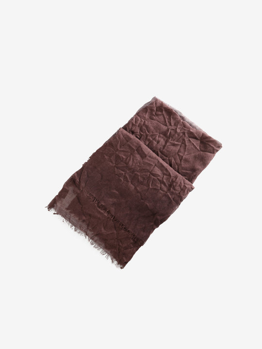 Brown scarves, front view