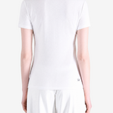 White t-shirt, full body view