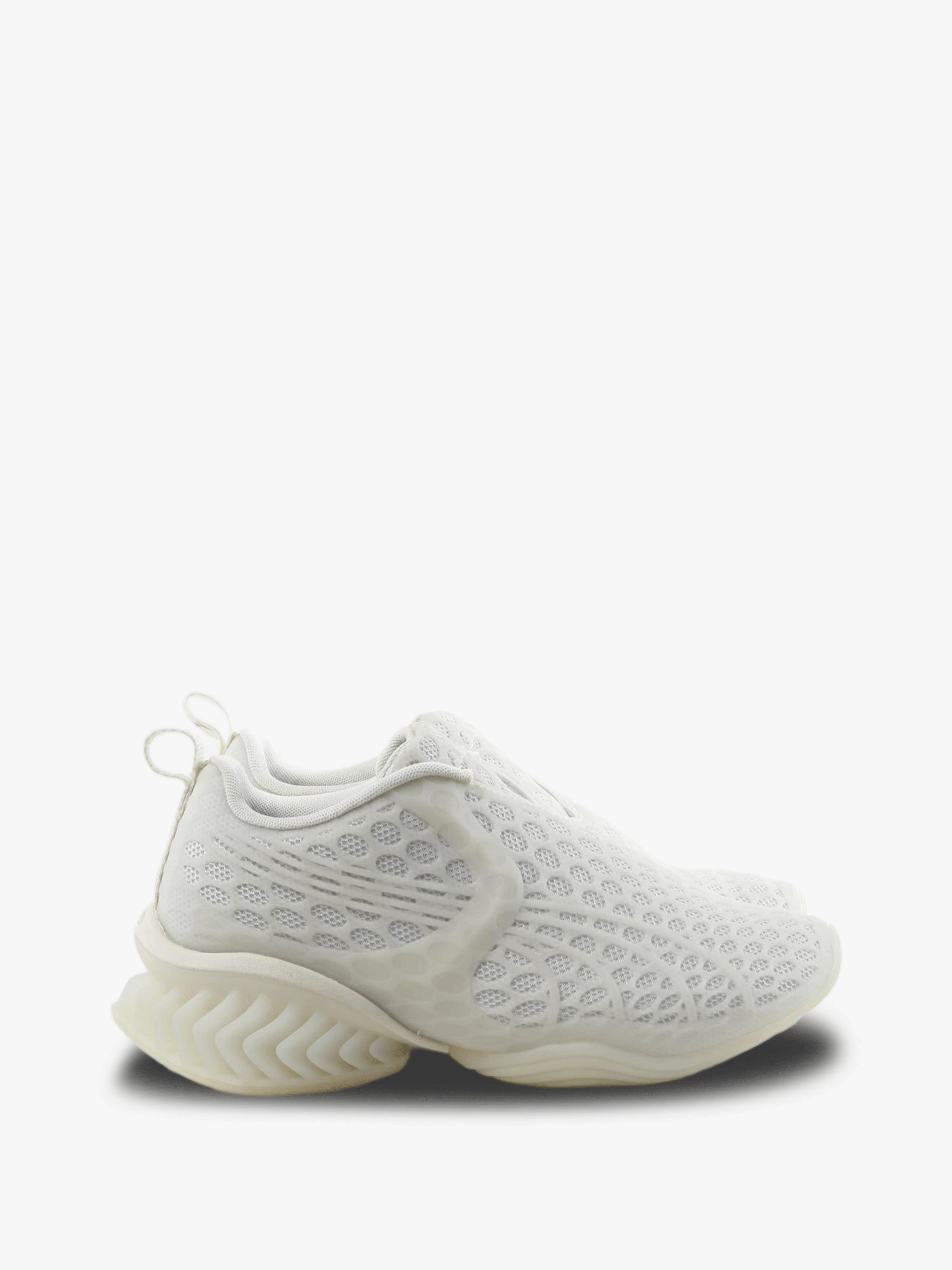 White shoes, side view