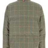 Green jackets, back view