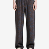 Brown pants, full body view