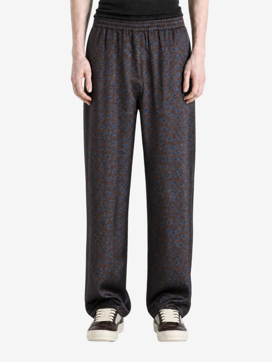 Brown pants, full body view