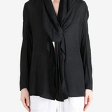 YOHJI YAMAMOTO - Women Stole Detail Blouse