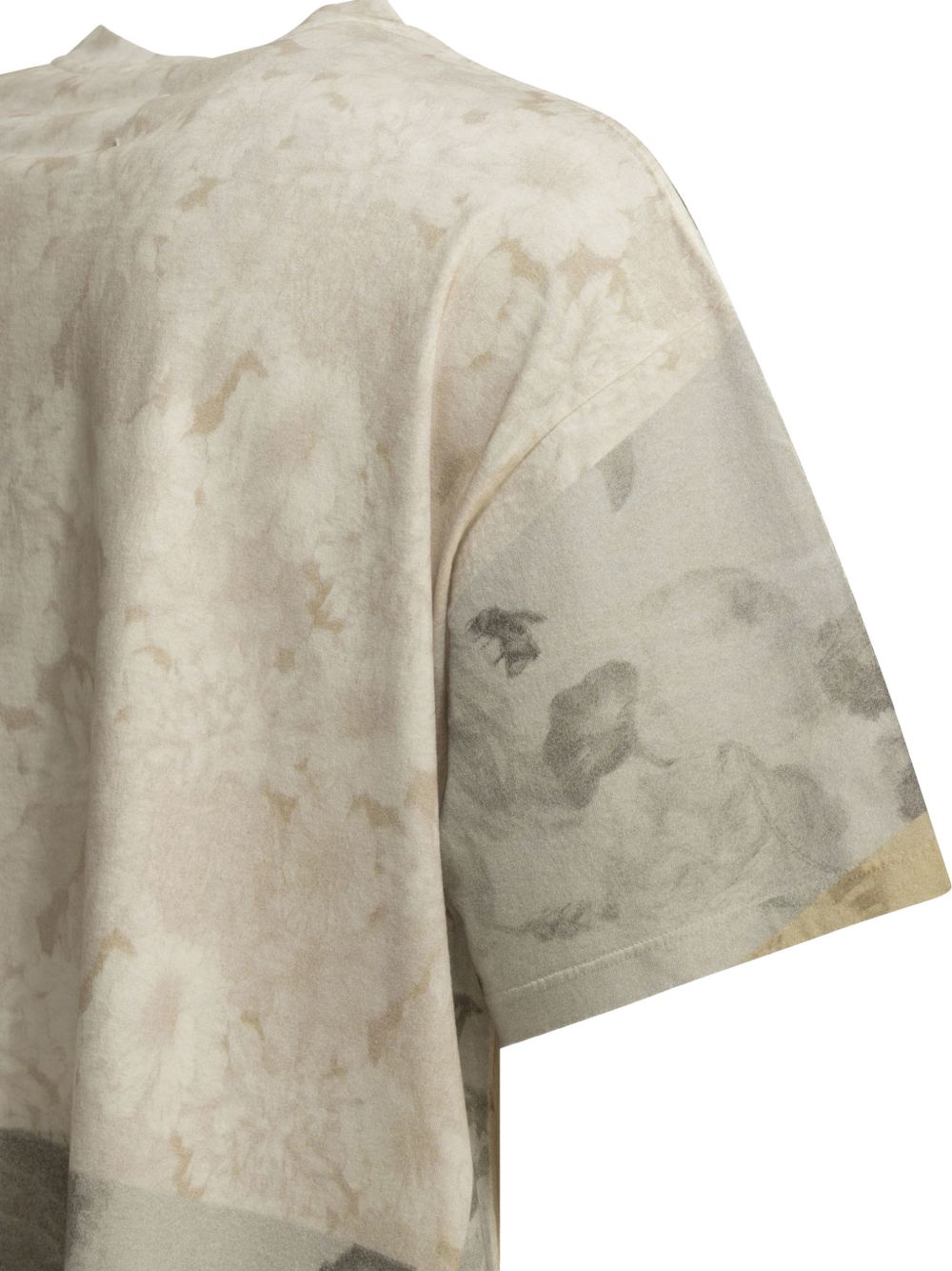 Close up of tan tops, showing texture of the cotton fabric