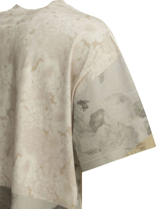 Close up of tan tops, showing texture of the cotton fabric