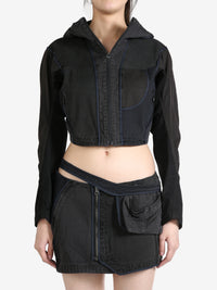 HYEIN SEO - Women Patchwork Crop Jacket