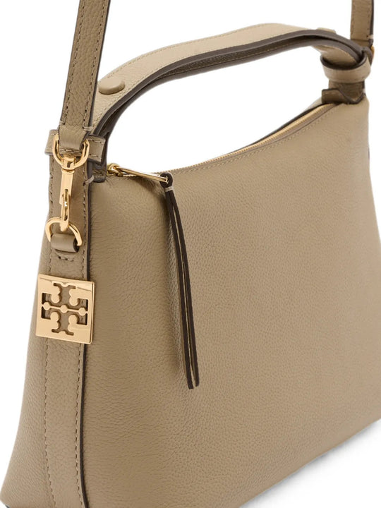 Tan bag, front view