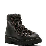 Black boots, front view