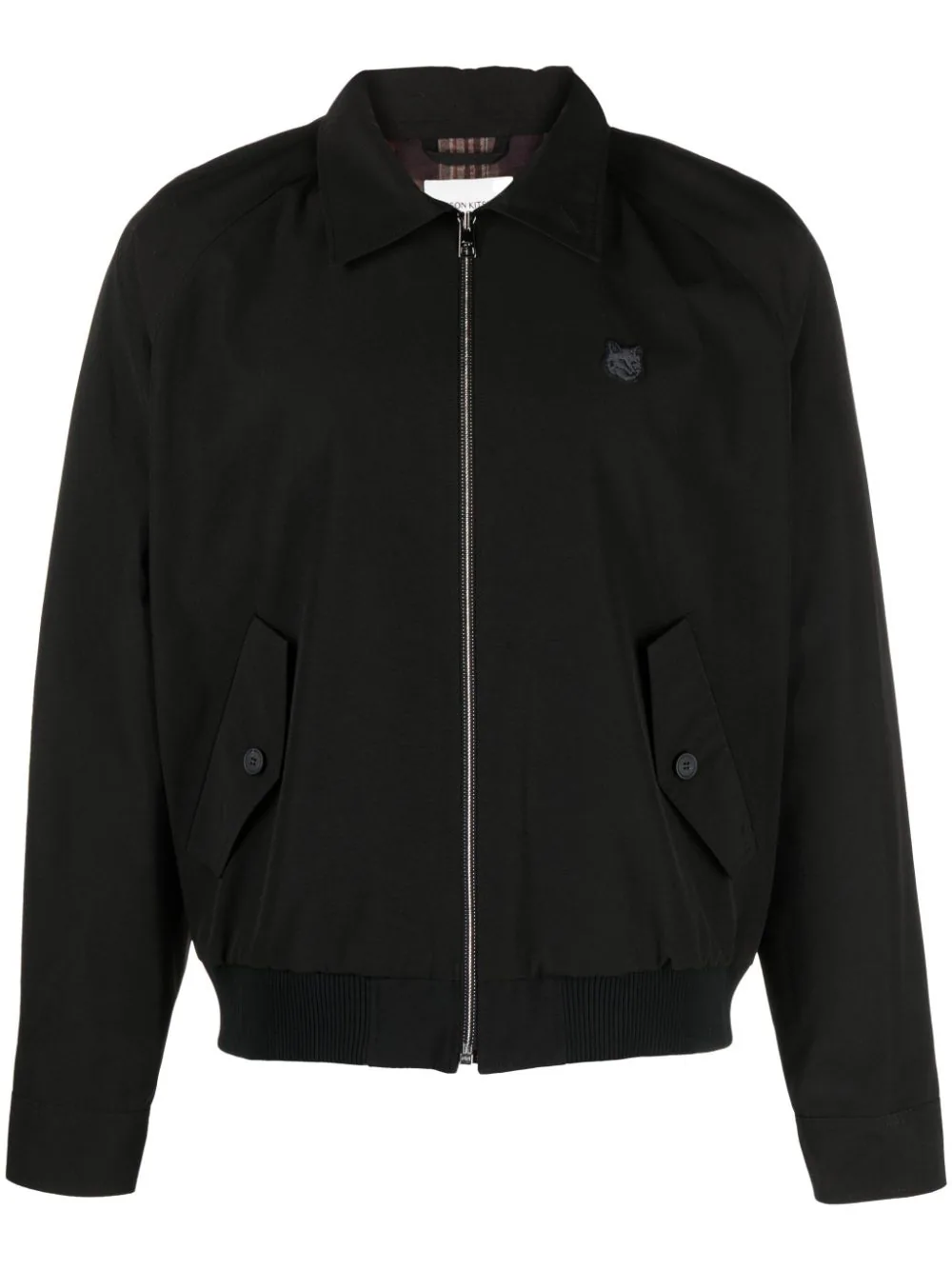 MAISON KITSUNE - Men Technical Cotton Gabardine W Harrington MAISON KITSUNE - Men Technical Cotton Gabardine W Harrington