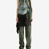 Green top, full body view