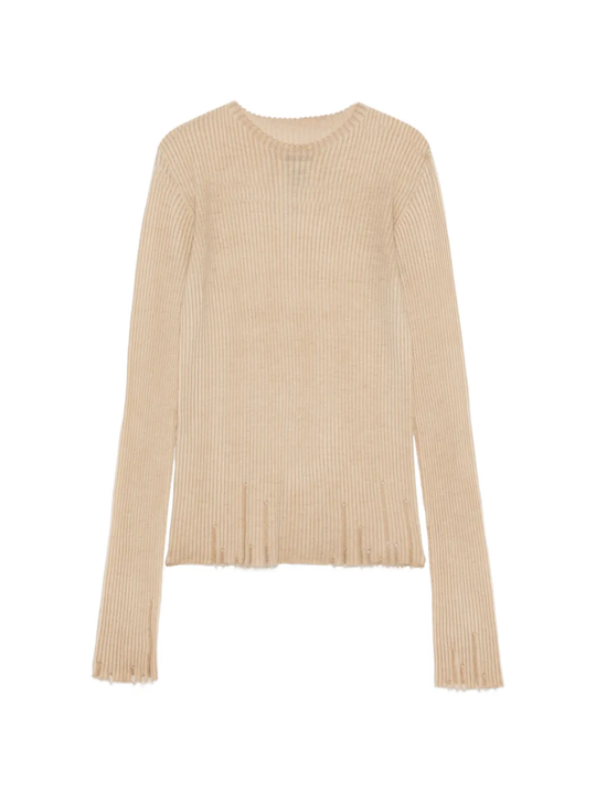 Tan tops, front view