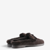 Brown shoes, side view
