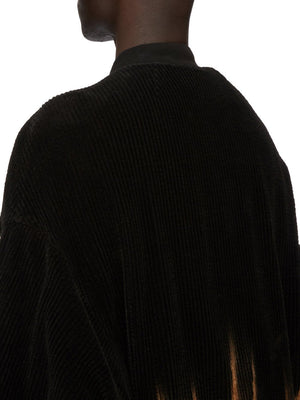 RICK OWENS DRKSHDW - Men Corduroy Hooded Peter Jacket