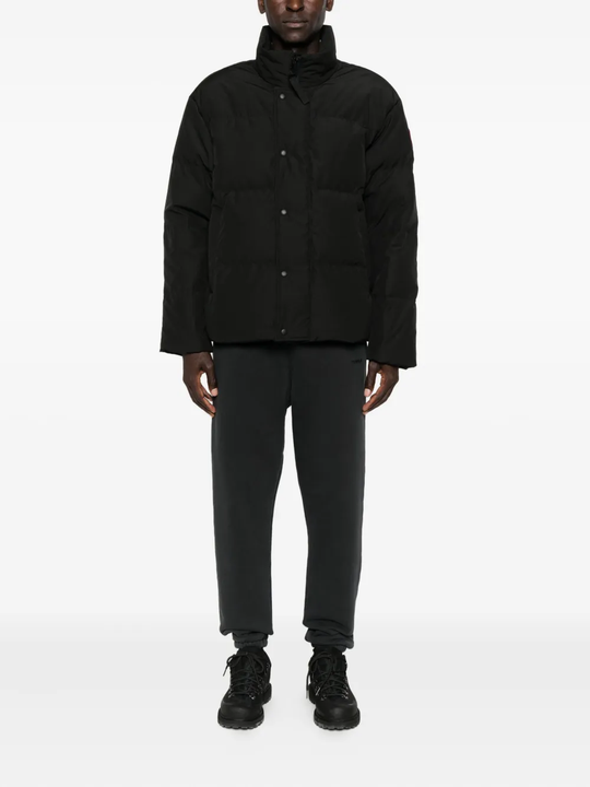 Black jacket,full body view