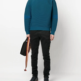 Black pants, full body view