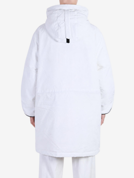 White jacket, full body view