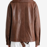 Brown jacket, full body view