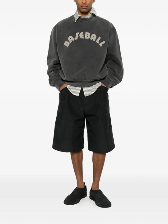 Grey hoodie, full body view