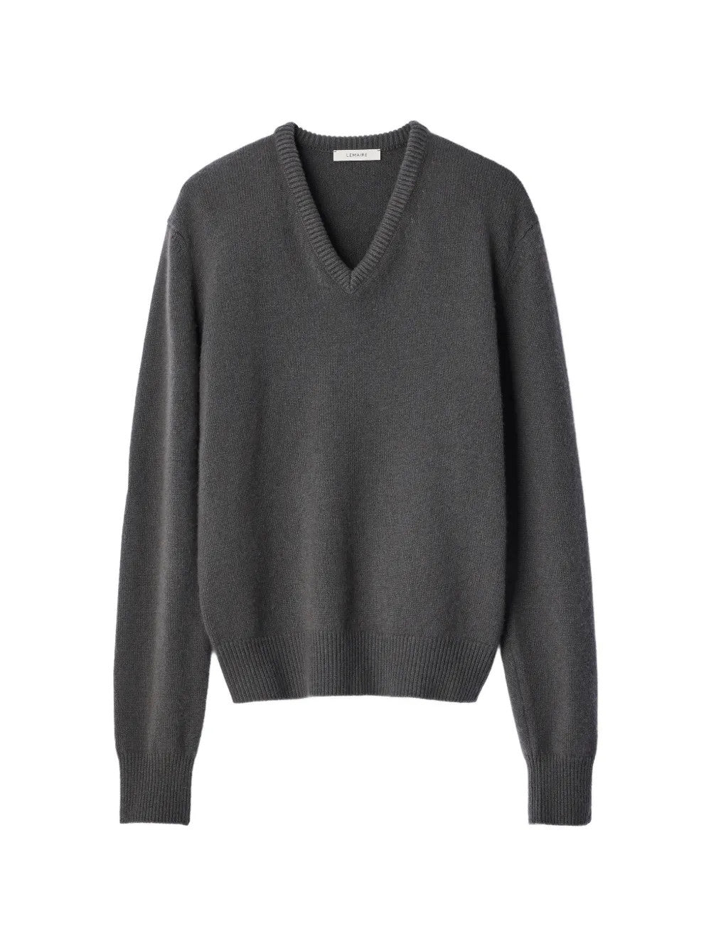 Grey knitwear, front view