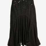 VETEMENTS - Women Denim Midi Skirt