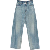 Blue jeans, front view