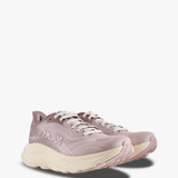 Pink shoes, front view