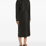 Brown dresses, full body view