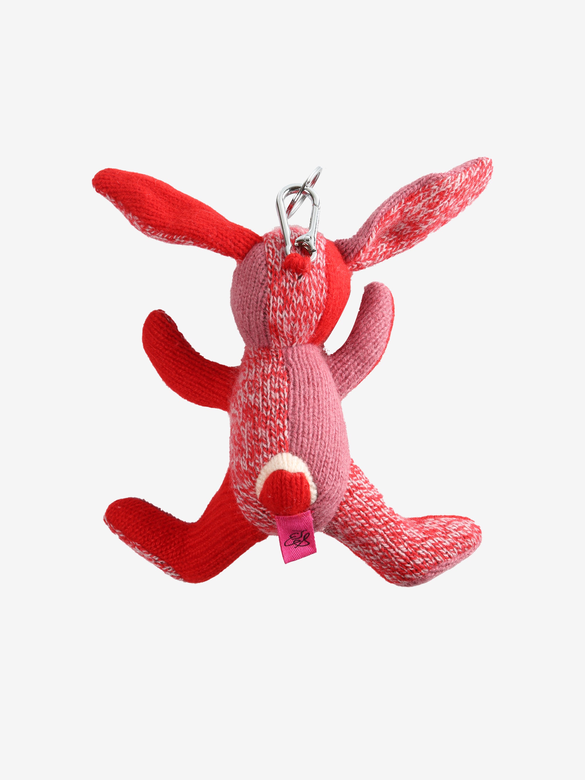 red keychain, back view