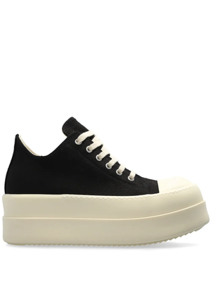 RICK OWENS DRKSHDW - Women Denim Double Bumper Low Sneakers