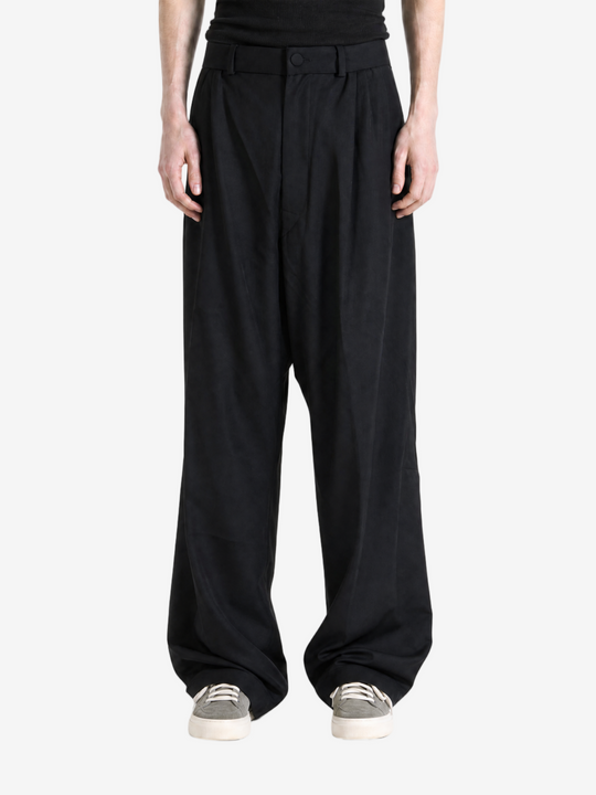 Black pants, full body view