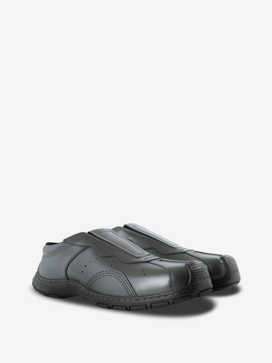 Grey shoes, front view