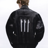 Black jacket, front view