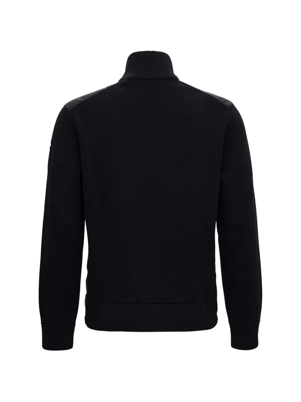 Black hoodie, back view