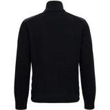 Black hoodie, back view