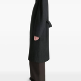 Black coats, full body view