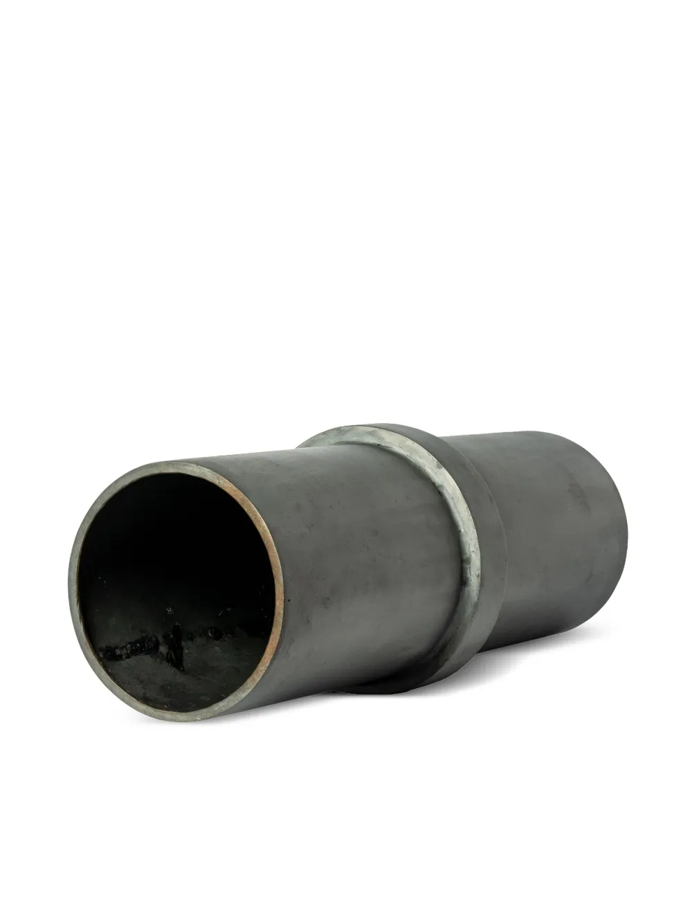 Grey vase, side view