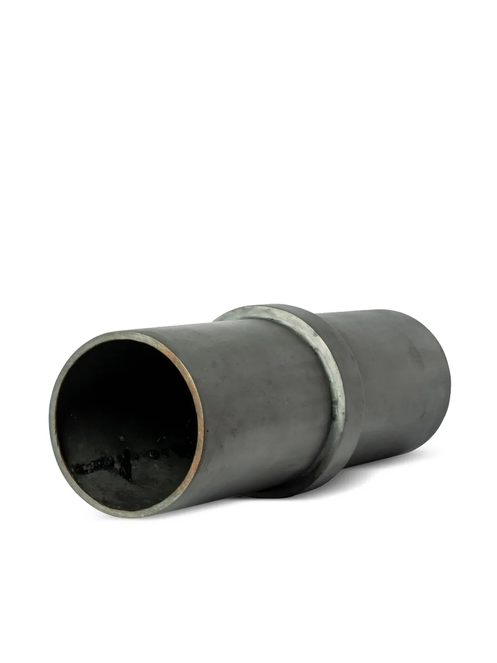 Grey vase, side view