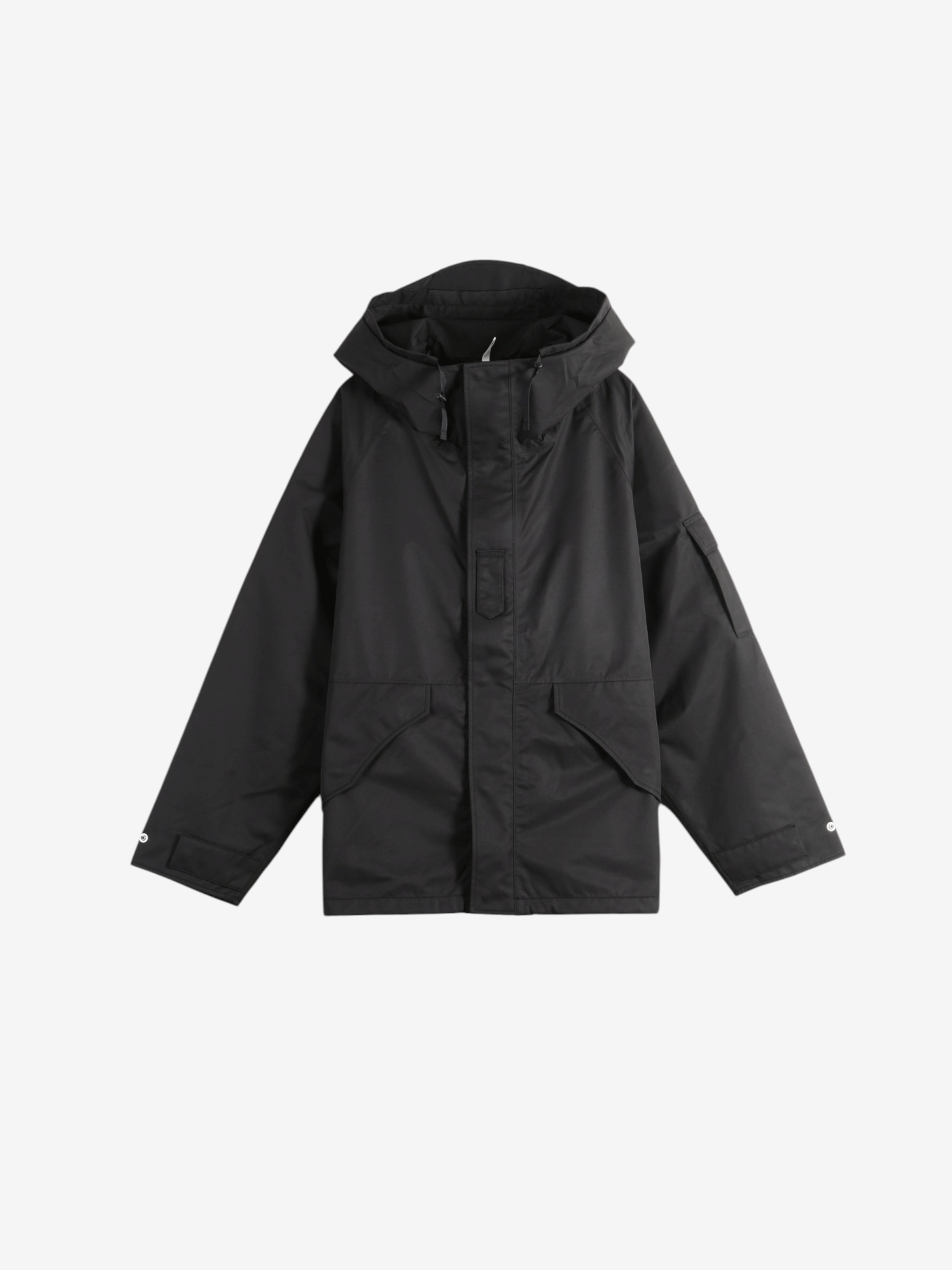 Black jacket, front view
