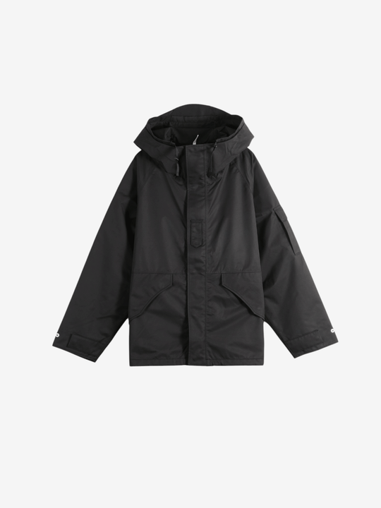 Black jacket, front view