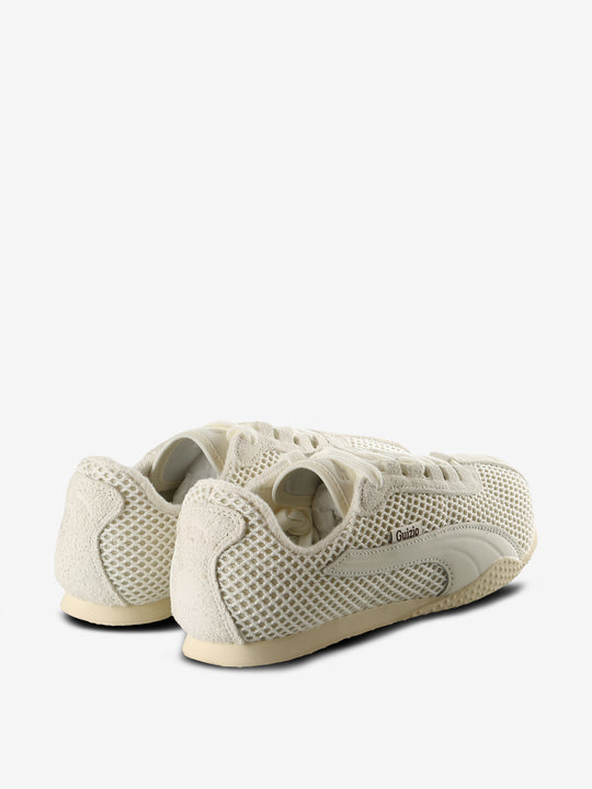 White sneakers,back view