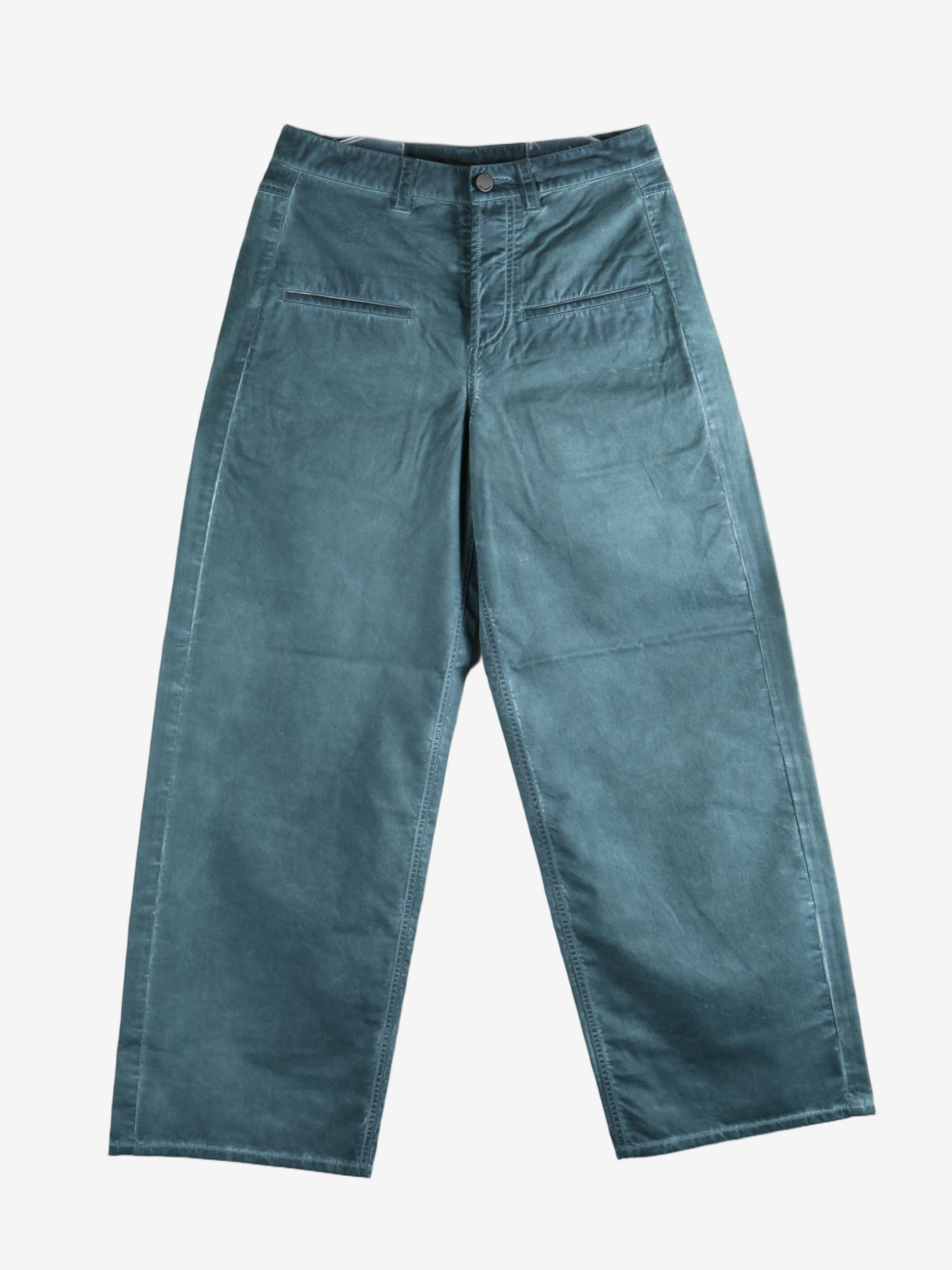 Blue pants, front view