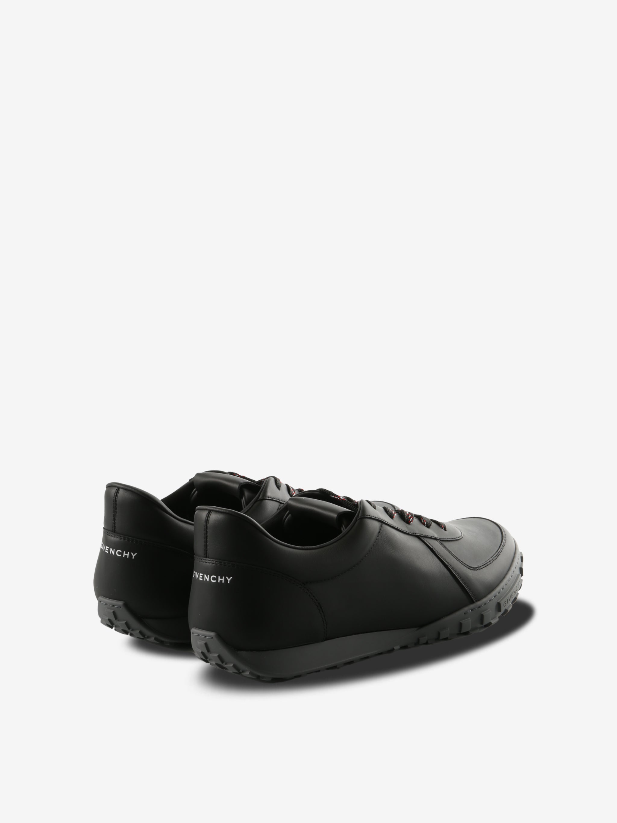 Black sneakers, back view