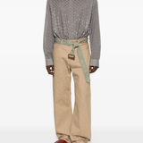 Grey shirt, full body view