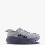 Purple shoes, side view