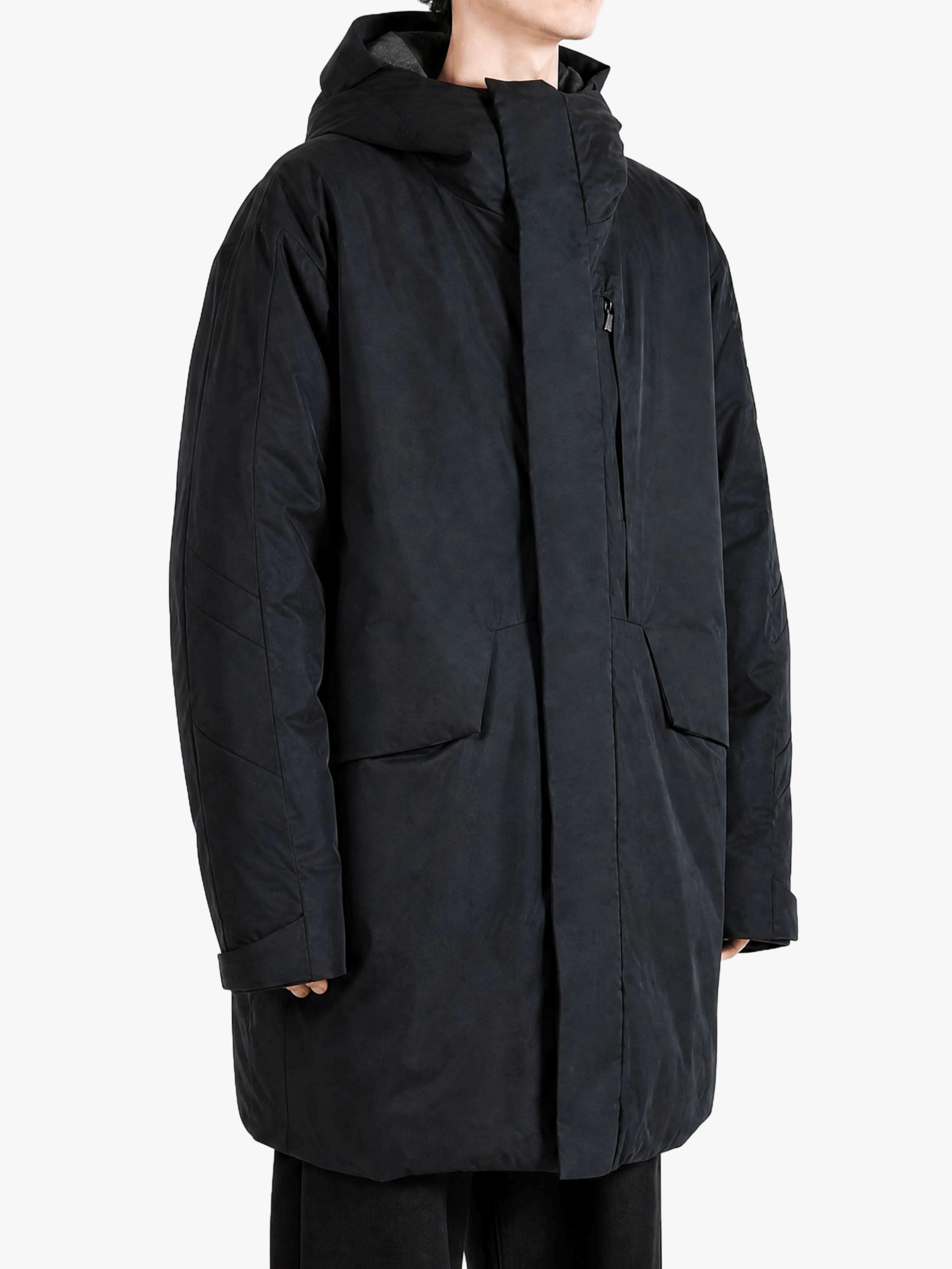 Black jacket, full body view