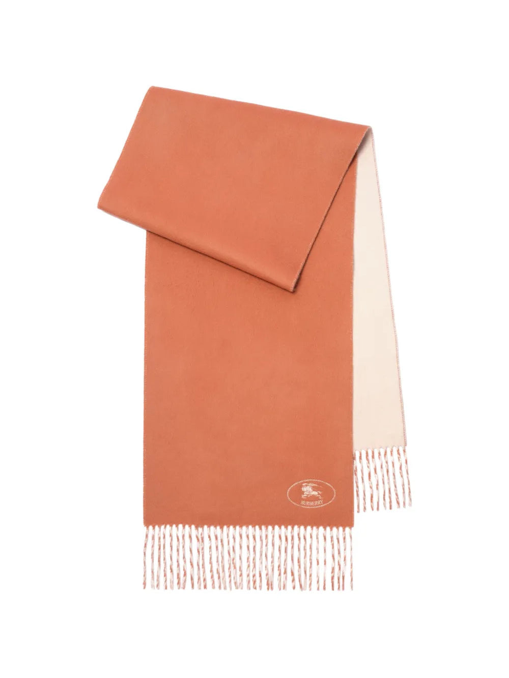 Tan scarf, front view