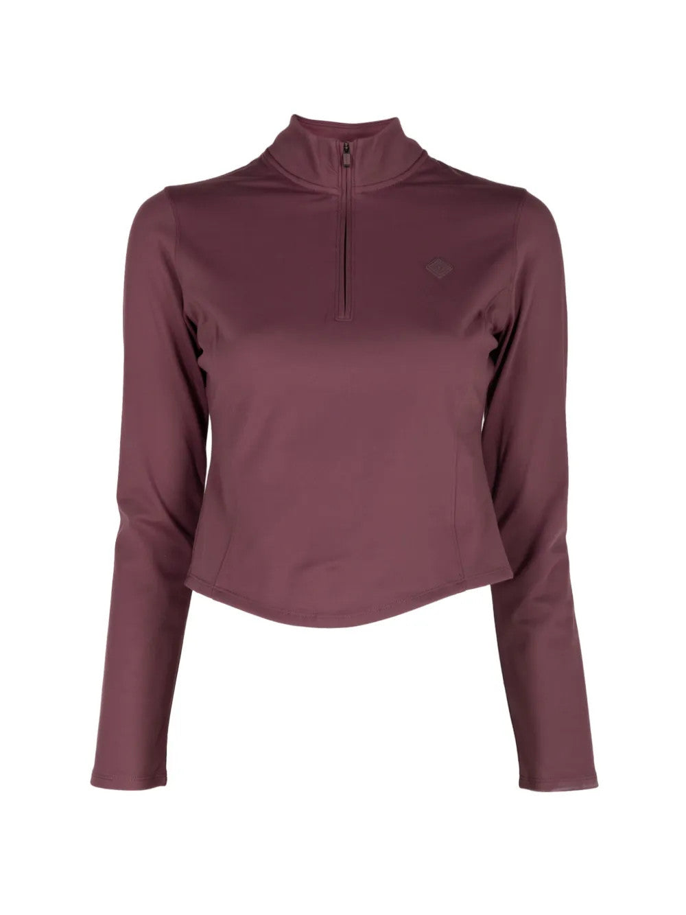 Burgundy jacket, front view