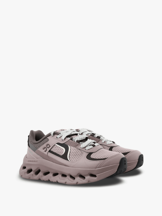 Purple shoes, front view